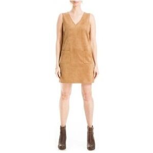 MAX STUDIO London Women's Sleeveless‎ V-Neck Mini Dress w/ Pockets - Casual Chic